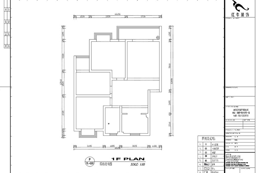 金葉花園--設計施工圖-平（píng）麵